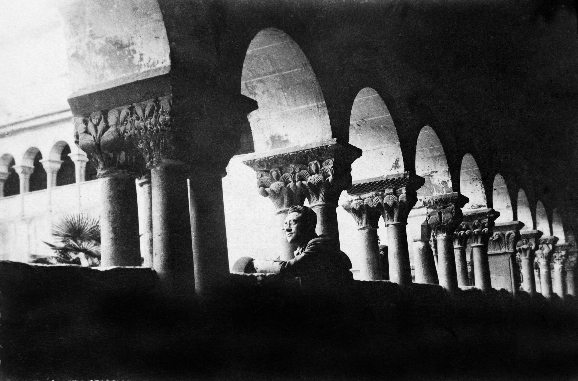 En el Claustro del Monasterio de Silos